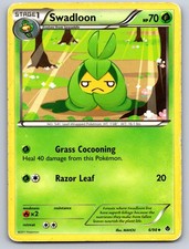 Swadloon 6/98 Uncommon Emerging Powers Pokemon Heavily Played
