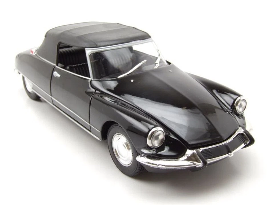 WELLY, CITROEN DS 19 cabriolet fermé Noir, échelle 1/24, WEL22506WB - Photo 2/4