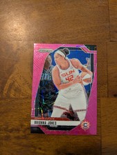 2024 Panini Prizm WNBA #27 Brionna Jones Pink Velocity Prizms #/79