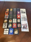 Vtg Atari Game Lot 20+ Games Activision Qbert Pac Man Manuals OEM
