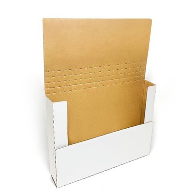 50 Pack, Wonfer Letter Size Corrugated Mailer, 11 1/8 x 8 5/8 x 2'', Easy-Fold S
