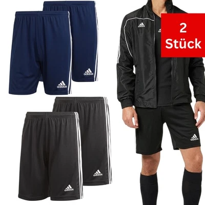 Adidas Squadra 21 Shorts (2er Pack) Fußball Trainingshorts Sporthose Kurz Herren - Bild 1 von 4