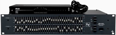 EV R2+ EQ-231 Stereo One-Third Octave Graphic Equalizer CG01L79. Parts Only. 