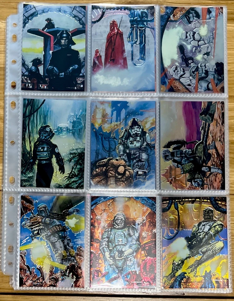 Star Wars Finest 1996 Topps Chromium Trading Cards Complete 1st Set 0f 90 Mint! - Image 4 of 4