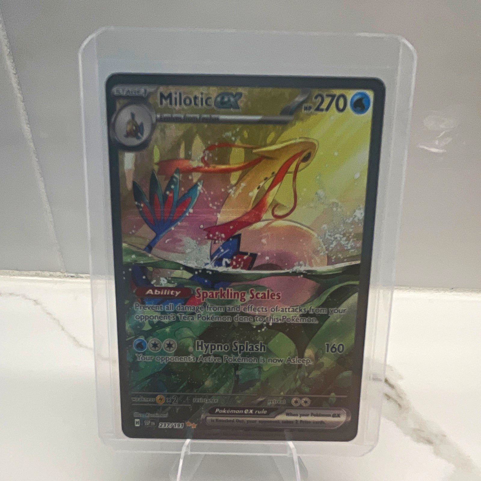 Pokemon Milotic ex 237/191 Surging Sparks Full Art Holo Ultra Rare EN 2024