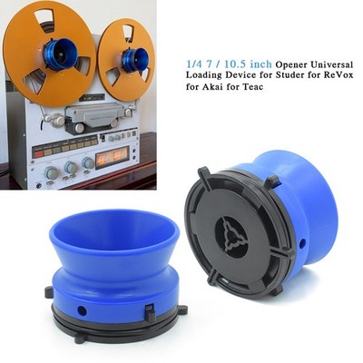 1 Paar hochwertige, polierte Nab-Hub-Adapter für Studer, ReVox, Akai und TEAC