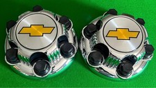 New 2pc.2000-2010 Chevy 1500 Truck Van 16 17 6 Lug Chrome Wheel Center Hub Cap