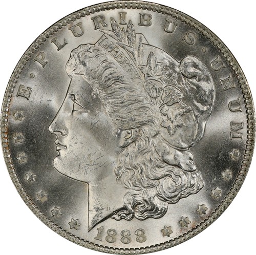 1888 MS65 Morgan Dollar PCGS 51210587