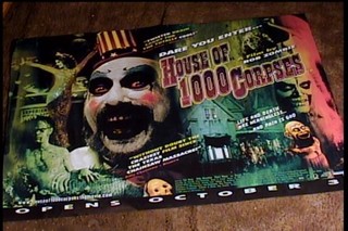 HOUSE OF 1000 CORPSES ROLL ORIG BRITISH QUAD 30x40 MOVIE POSTER ROB ZOMBIE RARE!