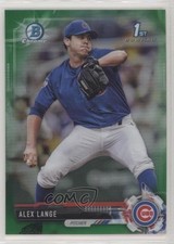 2017 Bowman Draft Chrome Green Refractor 32/99 Alex Lange #BDC-32 s3g
