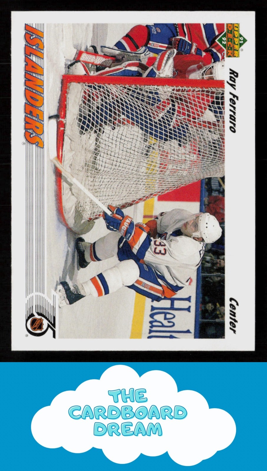 Ray Ferraro 1991-92 Upper Deck #311 New York Islanders Hockey Card