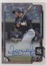 2015 Bowman Chrome Prospects Refractor /499 Wilkerman Garcia #BCAP-WG Auto w3x