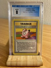 Clefairy Doll CGC-8 1st Edition shadowless Base Set Pokémon English TCG