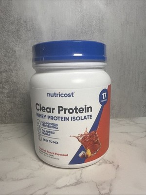 Nutricost Clear Whey Protein Isolate Powder (Tropical Punch) 1 LB - Whey Isolate