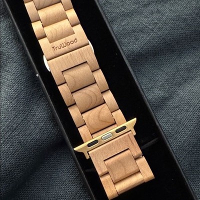 Everyday gray maple real wood 38/40 mm Apple Watch band NWT 