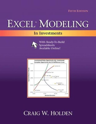 Excel Modeling in Investments von Craig Holden (Englisch) Taschenbuch