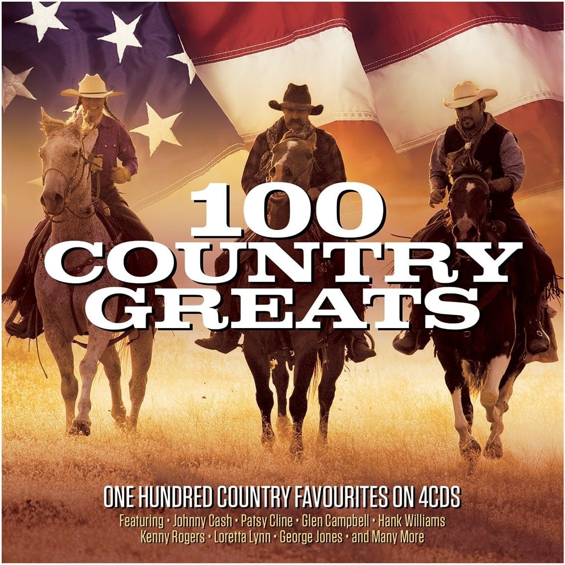 Various Artists / 100 Country Greats (4 CD) **NEW**
