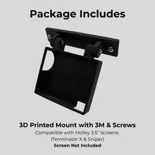 Swivel Under Dash Mount for Holley EFI 3.5" Screen Terminator Sniper Dominator X gallery