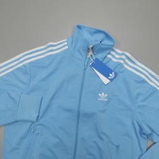Adidas Firebird Track Jacket Men's Size S Full Zip Originals IR9909 Semi Blue