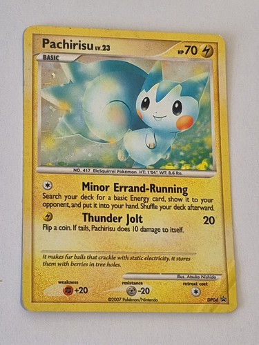 Pokémon TCG - Pachirisu - DP04 - Holo - Diamond & Pearl Promos [Heavily Played]