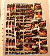 WWF Superstars Stickers Coliseum Video Undertaker, Steve Austin 1997 Lot of 32