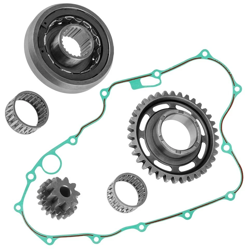 Embrague de arranque y engranaje de reducción de engranajes accionados con junta para Honda CRF450X 2005-2020 Foto 3 de 4