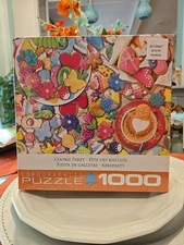 Jigsaw PUZZLE COOKIE PARTY 1000 Piece Eurographics New in  Box