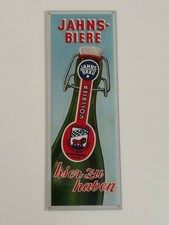 Jahns Biere Vollbier Ludwigstadt Bayern Werbeschild 23x 8 cm