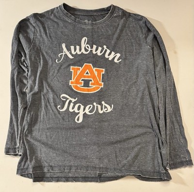 Pressbox Auburn Tigers Long Sleeve Crewneck Shirt Pullover Large