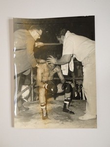 Boxing Hugo Rambaldi Cirilo Pausa 1963 Press Photo