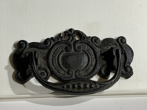 Cast Iron Gothic Door Knocker Architectural Salvage Ornate Design