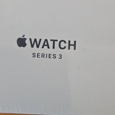 Apple Watch Series 3 38mm Space Gray Aluminum Case Black Sport Band GPS 8GB