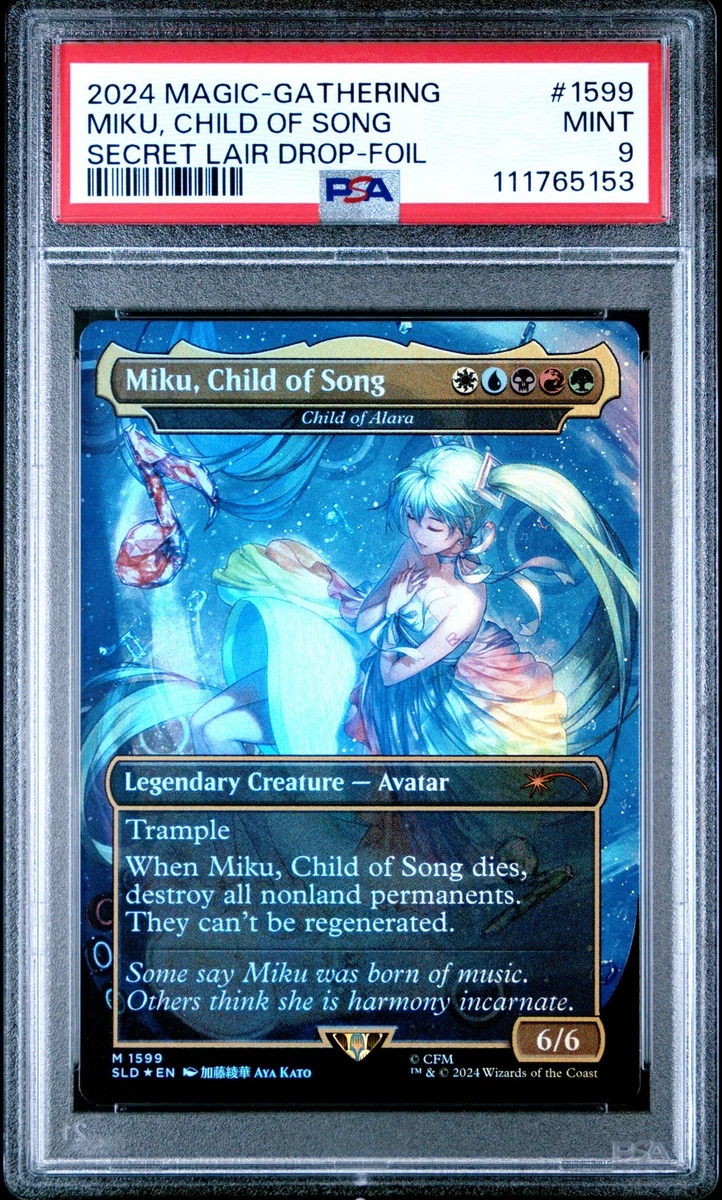 Miku, Child of Song 1599 Secret Lair Drop for sale | eBay