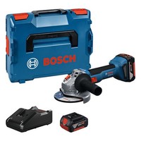 Bosch Akku-Winkelschleifer GWS 18V-8 2X Akku GBA 18V 5,0Ah L-BOXX 136 - 06019N90