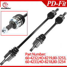 Pair Front CV Axle Shaft for 2006 2007- 2012 2013 Honda Civic L4 1.8L Auto Trans
