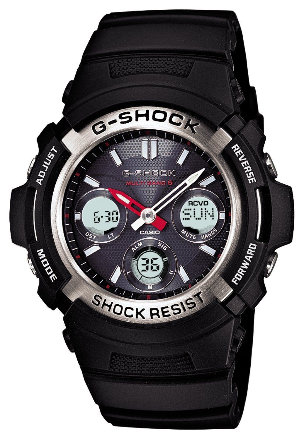 Casio G-Shock AWG-M100-1AJF Radio Solar Watch Black Men’s Shockproof 20BAR
