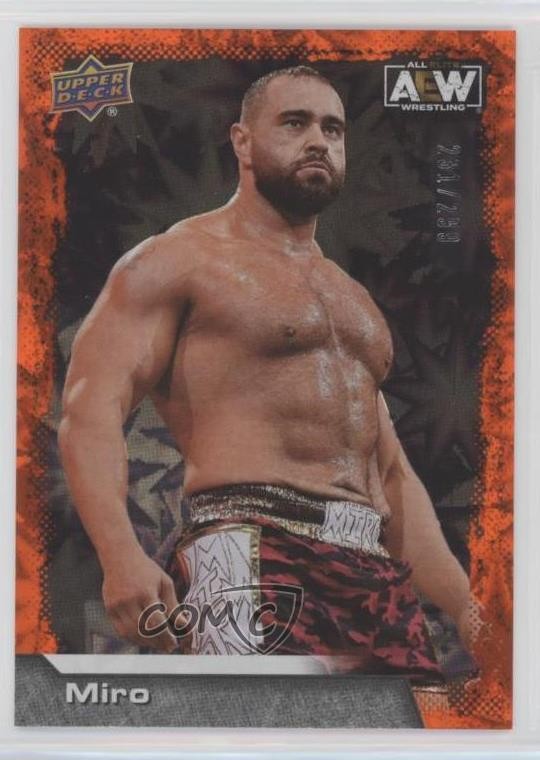 2022 Upper Deck AEW All Elite Wrestling Dynamite 231/299 Miro #45 0l2