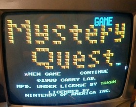 Mystery Quest NES Nintendo Authentic Tested Working w/ Sleeve Taxan