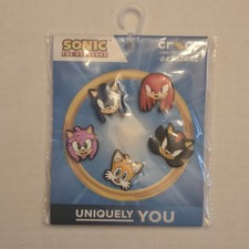 Crocs Jibbitz Charms Shoe Sonic The Hedgehog 5-Piece Set