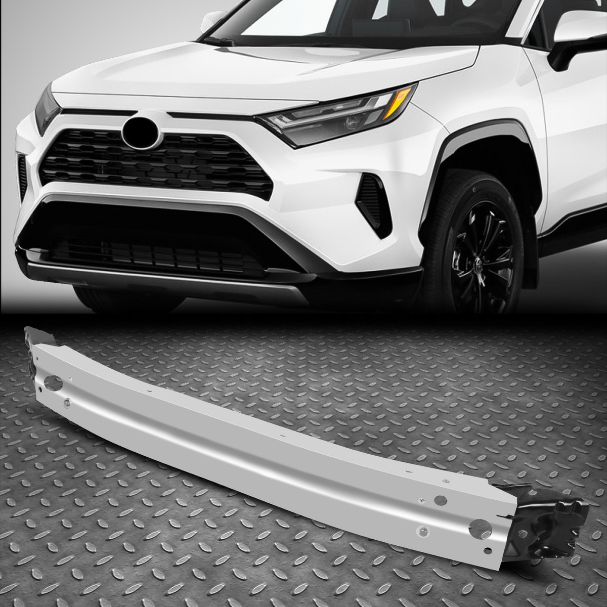 For 19-22 Toyota RAV4 Adventure OE Style Aluminum Front Bumper