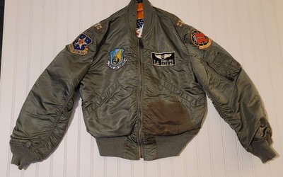 Vietnam 1968 USAF PACAF L2-B Medivac Flight Jacket Skyline Clothing Patches RARE
