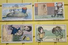Rare 1906 "Magic Invisible" Novelty Postcards, Boston Sunday Newspaper Promo — photo 1