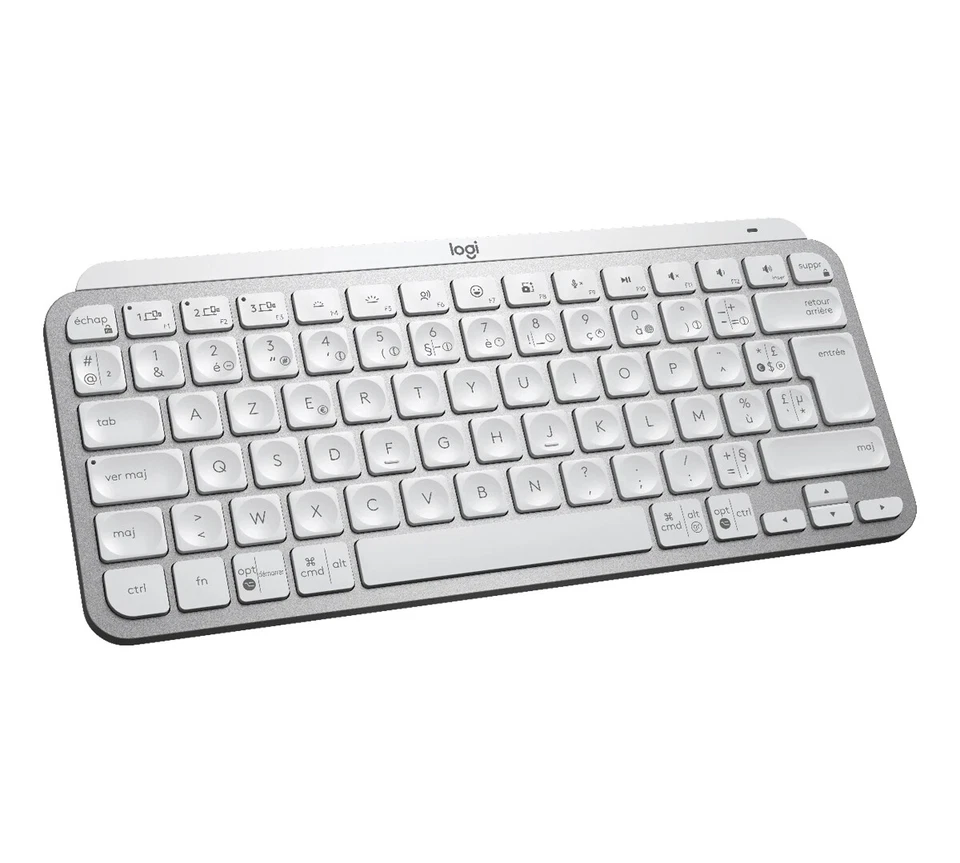 Logitech MX Keys Mini Bluetooth Keyboard for PC MAC French AWERTY Gray Bulk - Image 2 of 4
