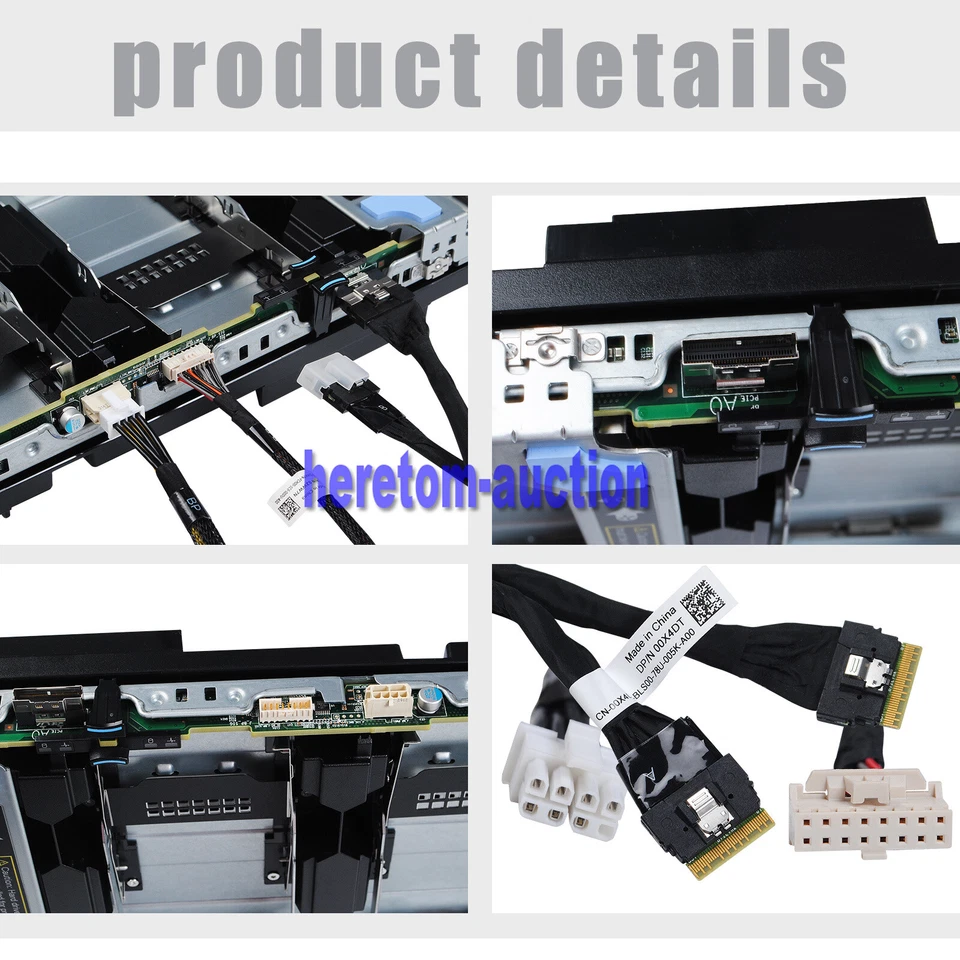 DELL POWEREDGE R740 R740XD 4 X 2.5'' HDD EXPANSION BACKPLANE BAY MFMV5+CABLE - Image 2 of 4