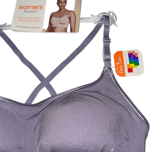 Warner's Bra Bralette Seamless Convertible Wirefree Comfort Wide Band RM0911 - Picture 16 of 48