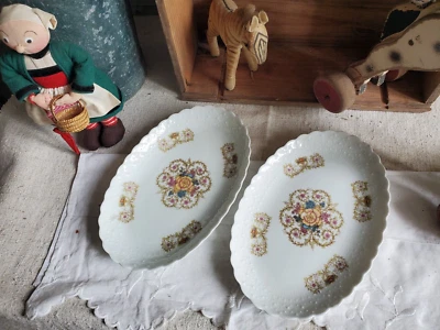 2 RAVIERS EN PORCELAINE DE LIMOGES - Photo 1/4