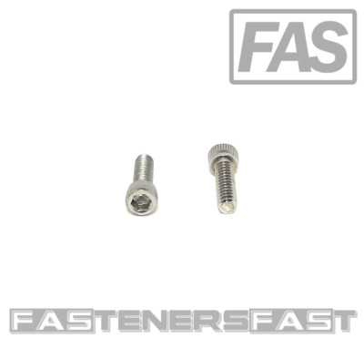 (100) #4-40 x 3/8 Stainless Steel Socket Head Cap Screw Allen Drive 18-8 4-40