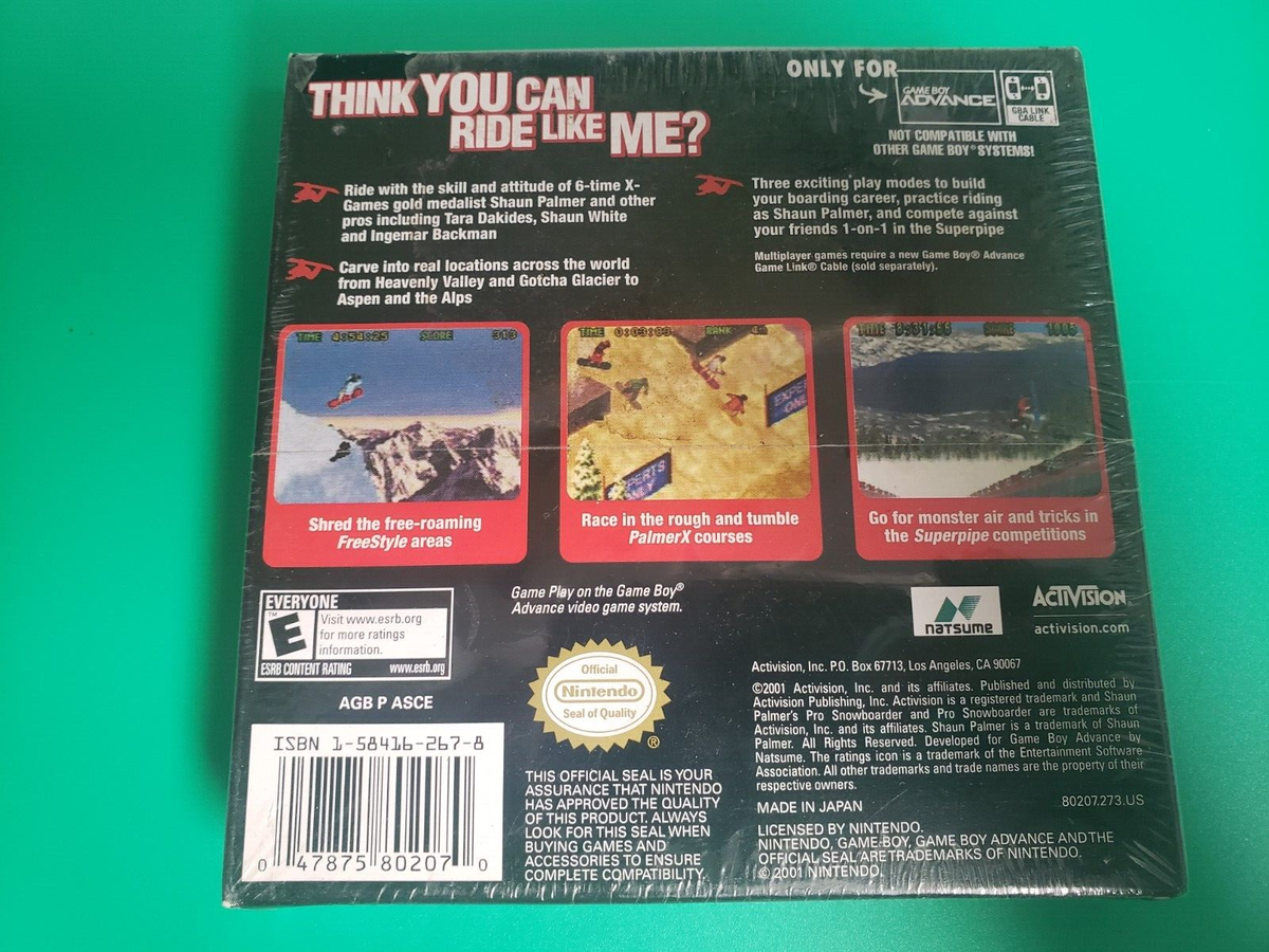 Shaun Palmer's Pro Snowboarder - Nintendo Game Boy Advance for