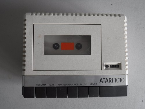 Vintage 1980s Atari 1010 Program Recorder, Power Supply & Manual in Box - Afbeelding 7 van 10