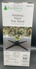NEW Evergreen Classics Rotating Metal Tree Stand for Artificial Tree Up to 9 Ft